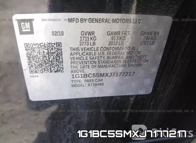 1G1BC5SMXJ7177217 фото 10