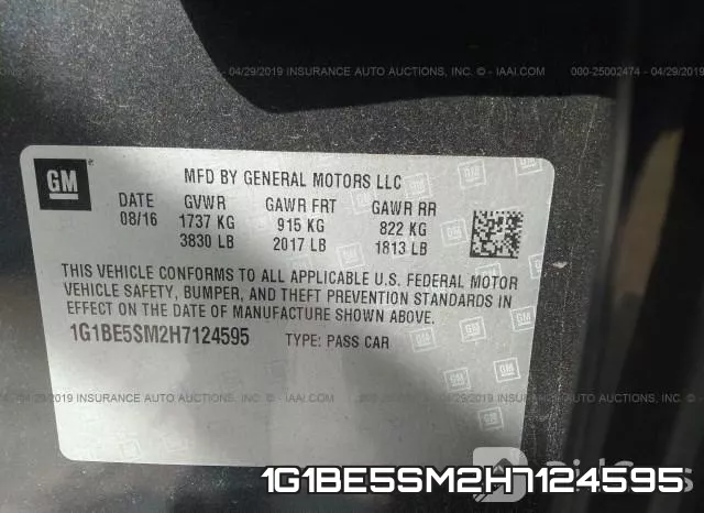 1G1BE5SM2H7124595 фото 10