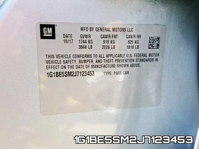 1G1BE5SM2J7123453 фото 2