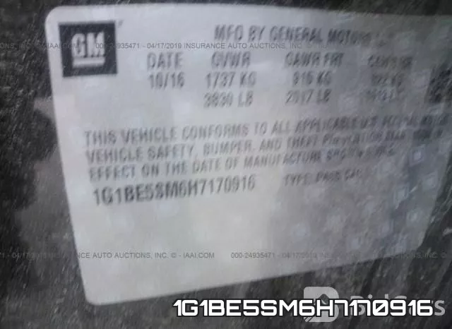 1G1BE5SM6H7170916 фото 10