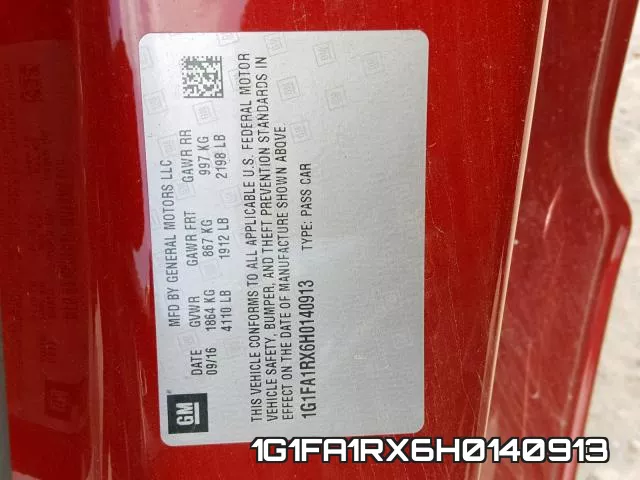 1G1FA1RX6H0140913 фото 2