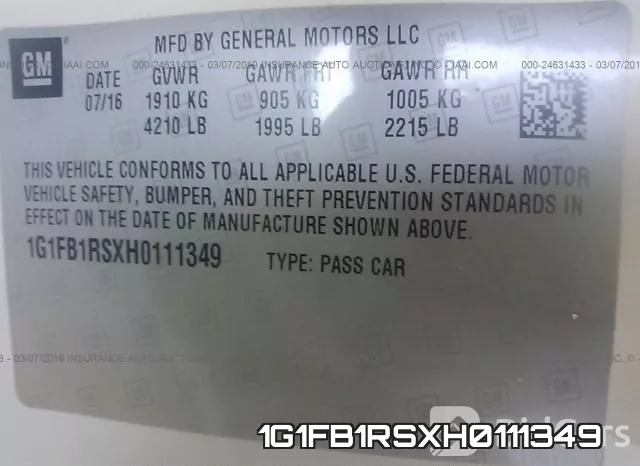 1G1FB1RSXH0111349 фото 10