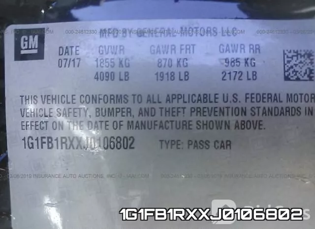1G1FB1RXXJ0106802 фото 10