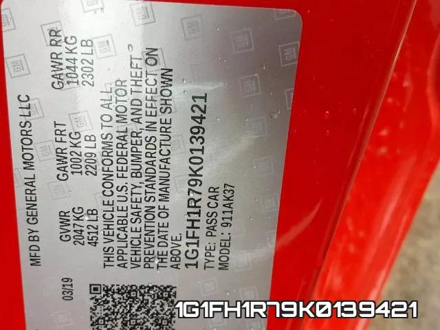 1G1FH1R79K0139421 фото 2