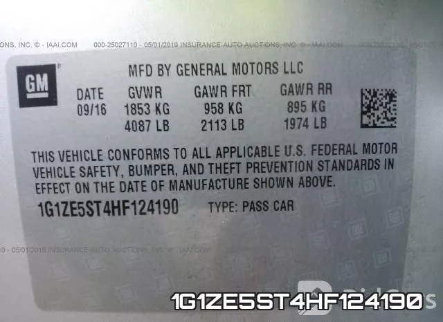 1G1ZE5ST4HF124190 фото 10