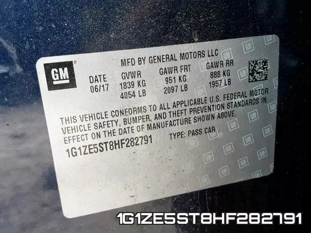 1G1ZE5ST8HF282791 фото 2