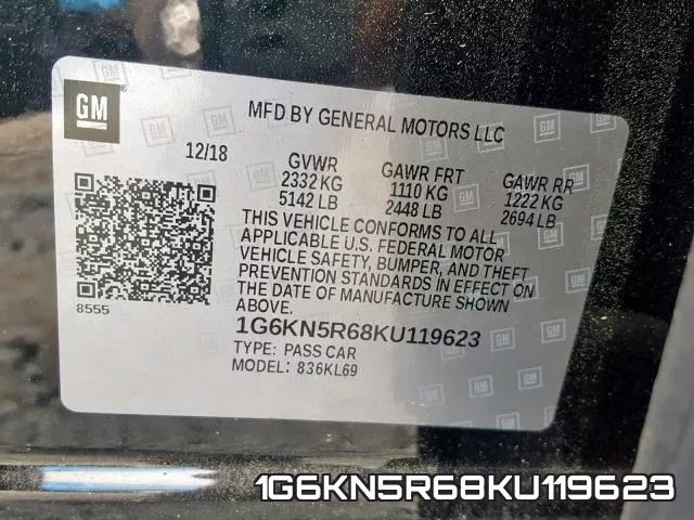 1G6KN5R68KU119623 фото 2