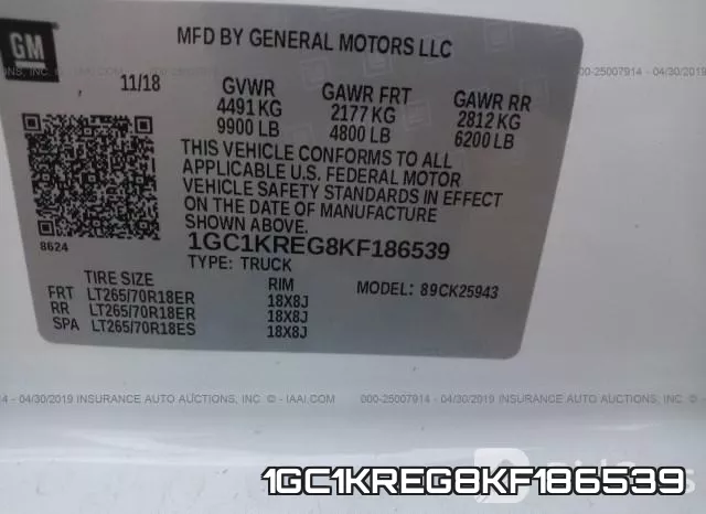1GC1KREG8KF186539 фото 10