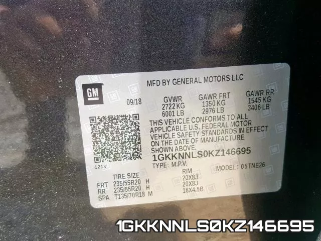 1GKKNNLS0KZ146695 фото 2
