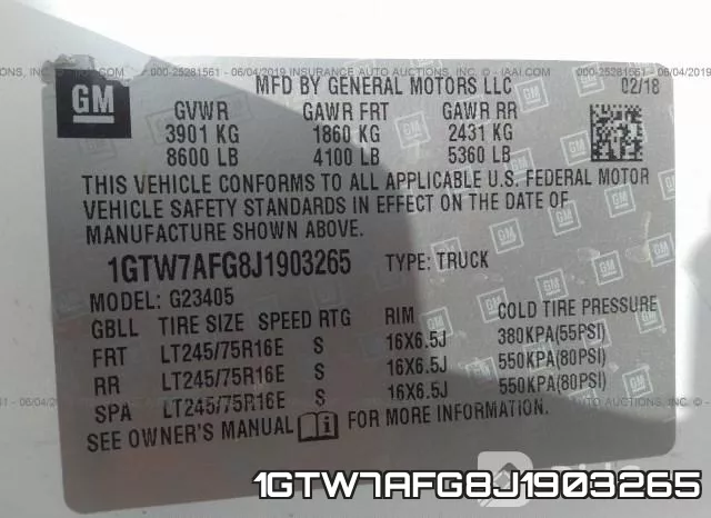 1GTW7AFG8J1903265 фото 10