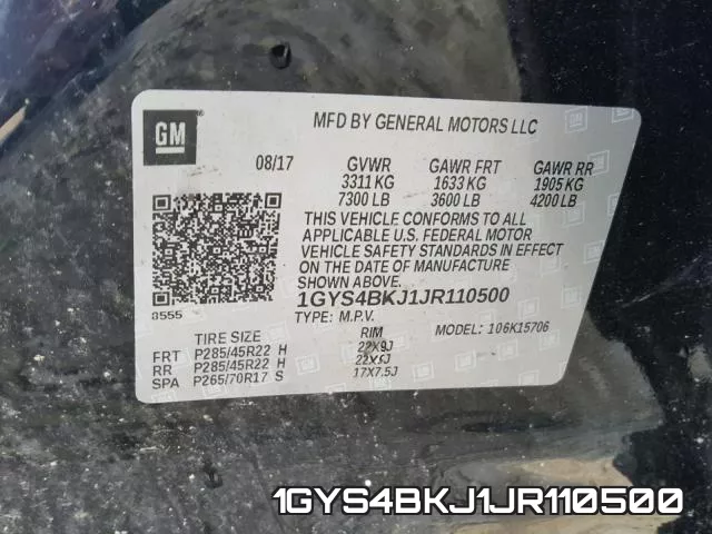1GYS4BKJ1JR110500 фото 2