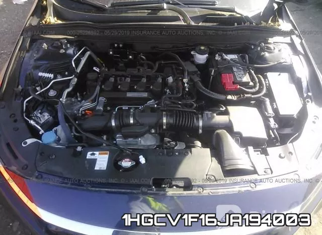 1HGCV1F16JA194003 фото 2