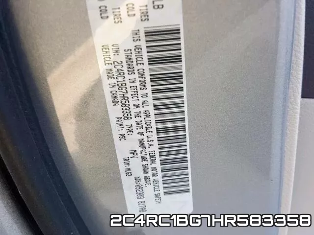 2C4RC1BG7HR583358 фото 2
