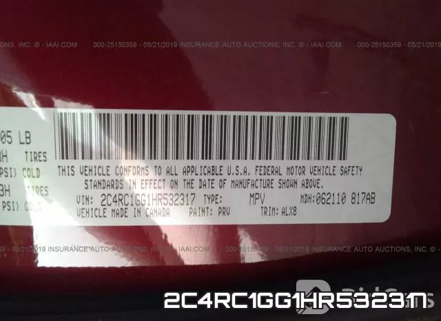 2C4RC1GG1HR532317 фото 10