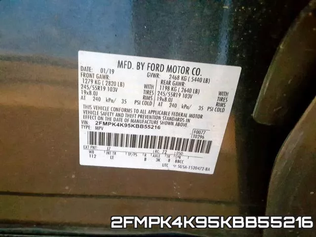 2FMPK4K95KBB55216 фото 2