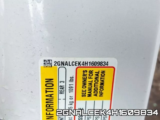 2GNALCEK4H1609834 фото 2
