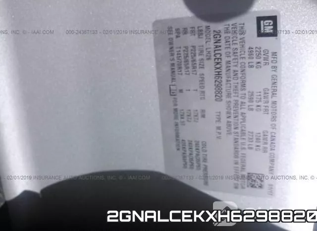 2GNALCEKXH6298820 фото 10