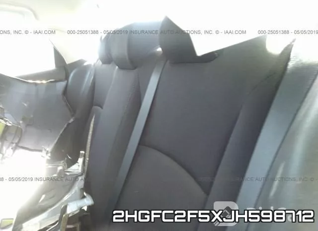 2HGFC2F5XJH598712 фото 9