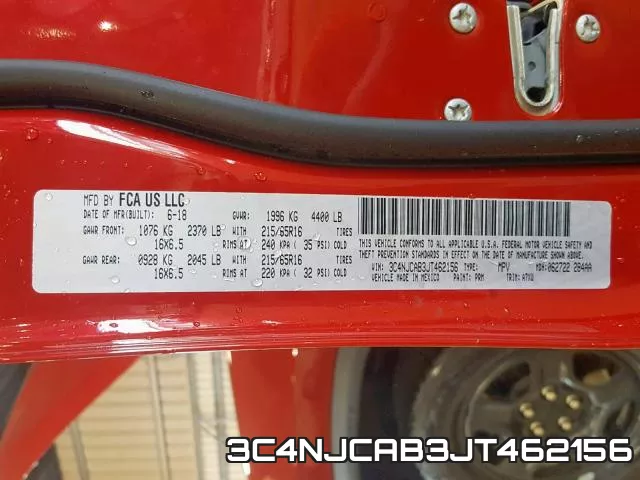 3C4NJCAB3JT462156 фото 2