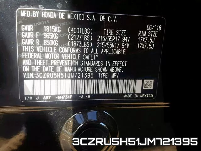 3CZRU5H51JM721395 фото 2