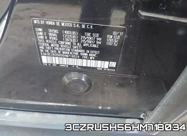 3CZRU5H56HM718034 фото 10