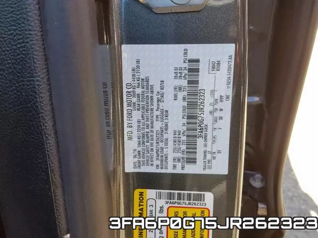 3FA6P0G75JR262323 фото 2