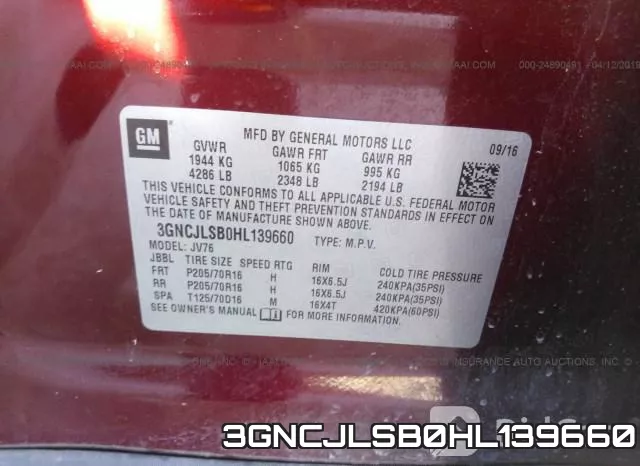 3GNCJLSB0HL139660 фото 10
