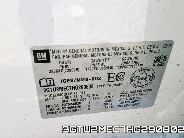 3GTU2MEC7HG290802 фото 2
