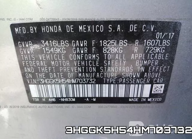 3HGGK5H54HM703732 фото 10