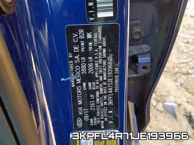 3KPFL4A71JE193966 фото 2