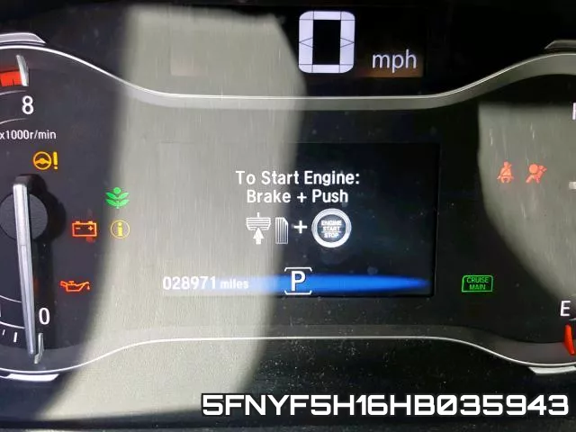 5FNYF5H16HB035943 фото 9
