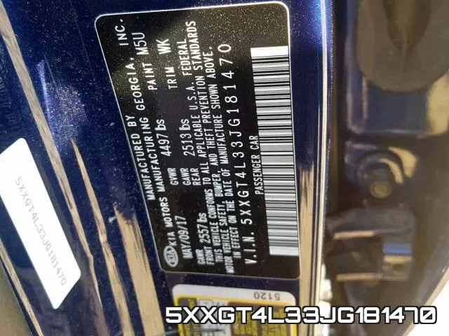 5XXGT4L33JG181470 фото 2