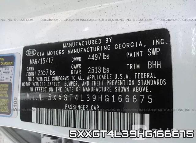 5XXGT4L39HG166675 фото 10