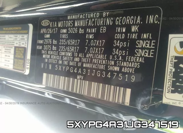 5XYPG4A31JG347519 фото 10