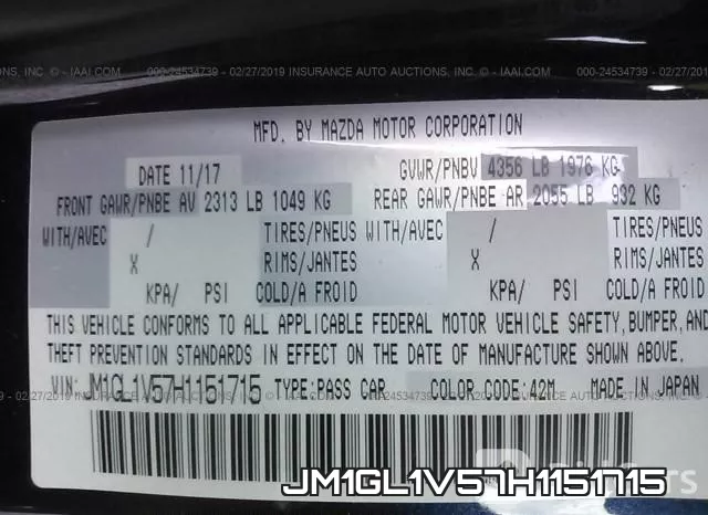 JM1GL1V57H1151715 фото 10