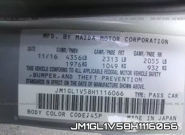 JM1GL1V58H1116066 фото 10