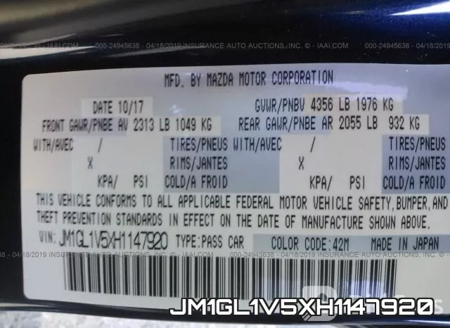 JM1GL1V5XH1147920 фото 10