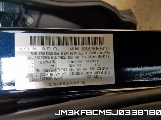 JM3KFBCM5J0338780 фото 2