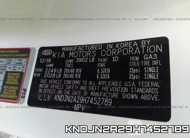 KNDJN2A29H7452789 фото 10