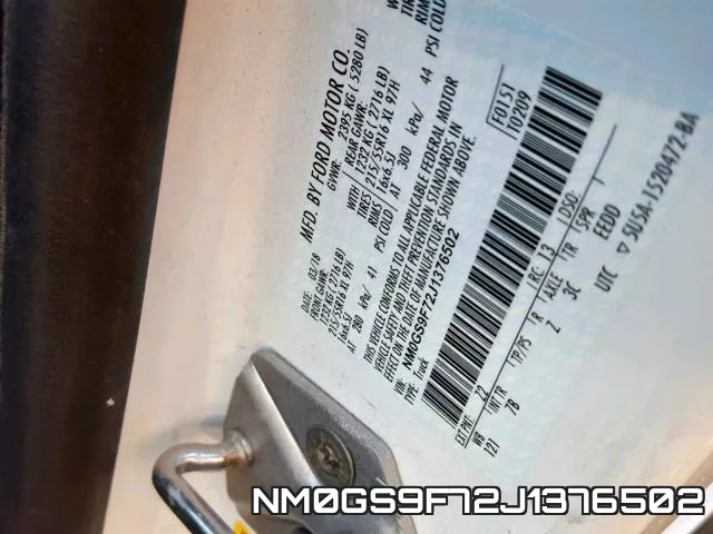 NM0GS9F72J1376502 фото 2