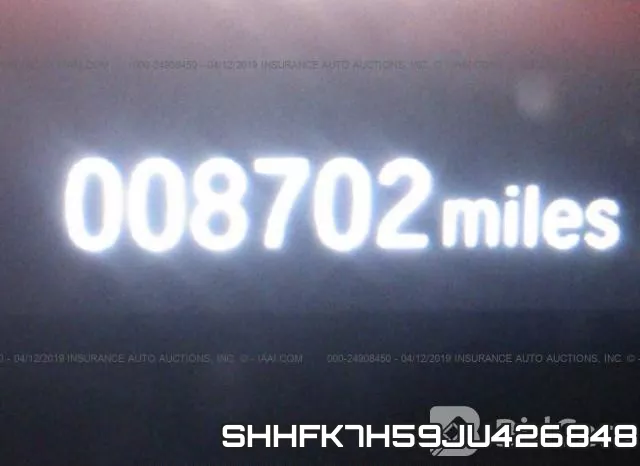 SHHFK7H59JU426848 фото 8