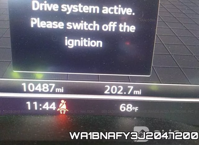 WA1BNAFY3J2047200 фото 8