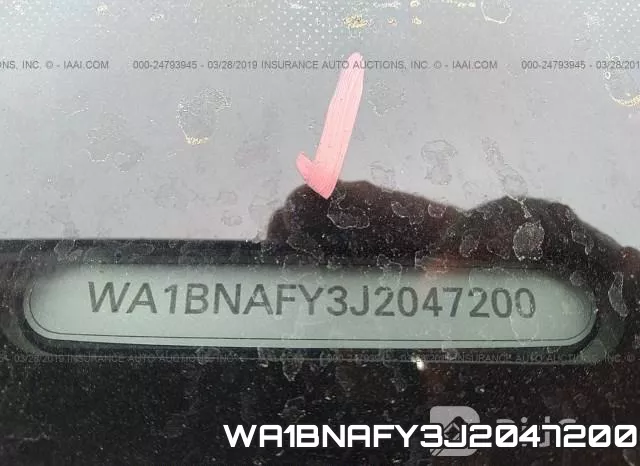 WA1BNAFY3J2047200 фото 10
