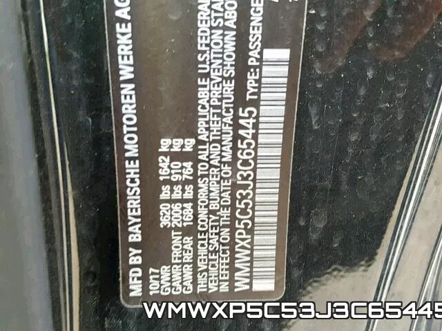 WMWXP5C53J3C65445 фото 2