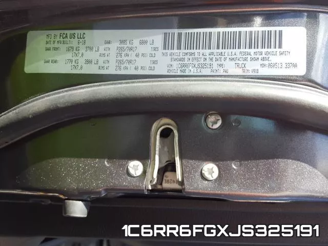 1C6RR6FGXJS325191 фото 2