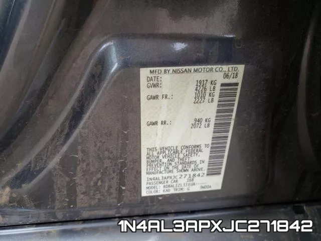 1N4AL3APXJC271842 фото 2