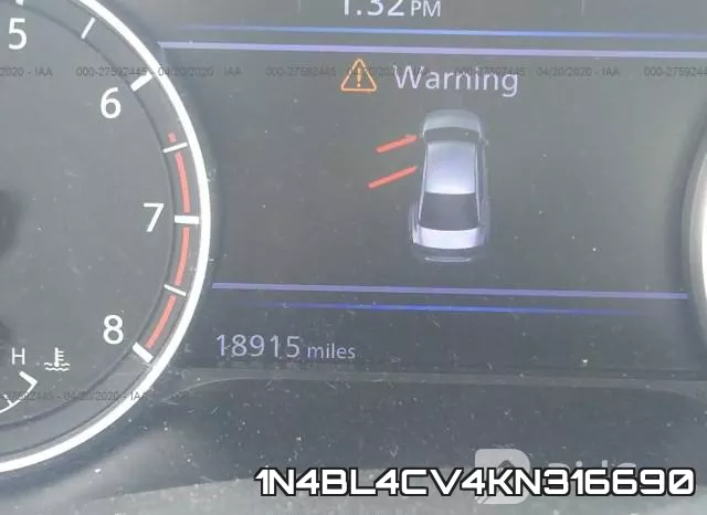 1N4BL4CV4KN316690 фото 8