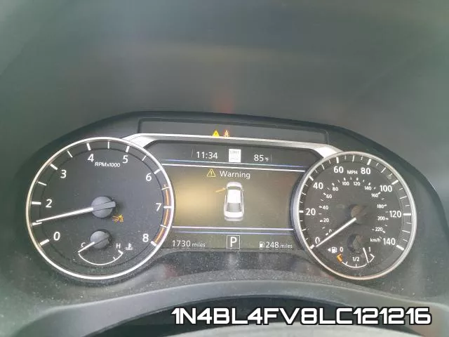 1N4BL4FV8LC121216 фото 9