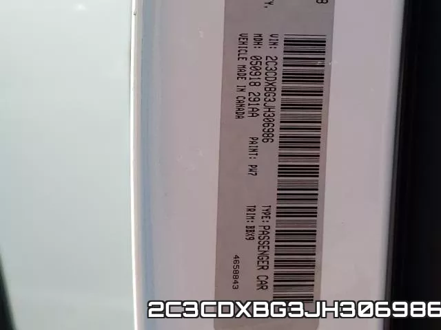 2C3CDXBG3JH306986 фото 2
