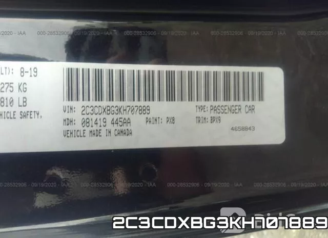 2C3CDXBG3KH707889 фото 10
